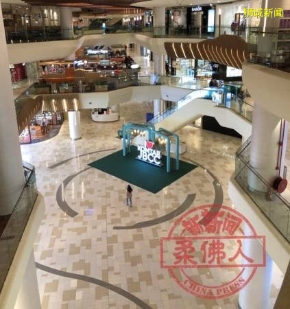 少了越堤族 獅城客 新山廣場冷清到嚇人