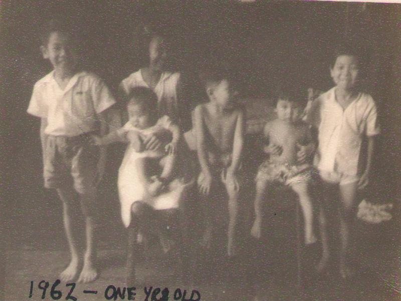 The six of us, I am the youngest, 1962.JPG