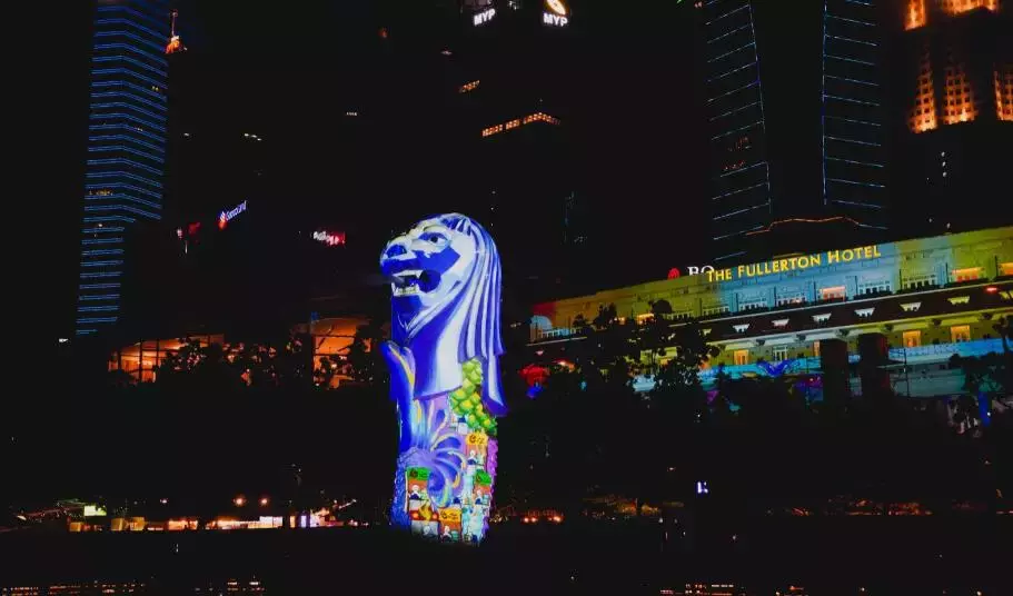 你好！2022！新加坡雨中跨年夜！生机盎然！充满希望