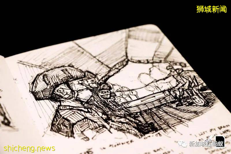 新加坡阿兵哥用畫作“揭秘”德光島上的軍旅生涯