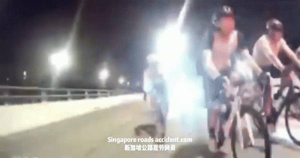 惊险一刻！脚踏车骑上高速公路险酿连环车祸，网评：嫌命长找死