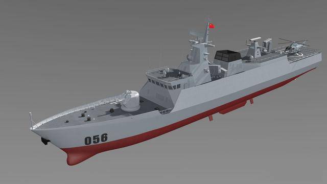 新加坡防长登上056,认为排水量不足2000,有大型舰艇实力