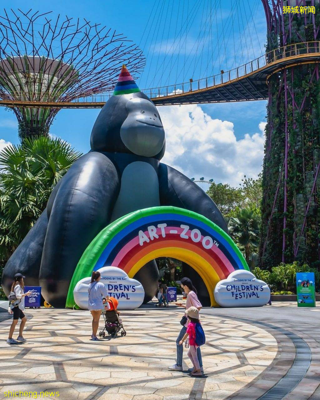 快乐天堂来啦🎠 ART ZOO巨型充气乐园进驻滨海湾花园!6大动物主题亮相、活动入场免费🆓