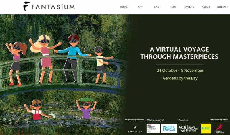 “Voilah！法国新加坡文化节”，滨海湾花园虚拟现实（VR）体验成一大亮点