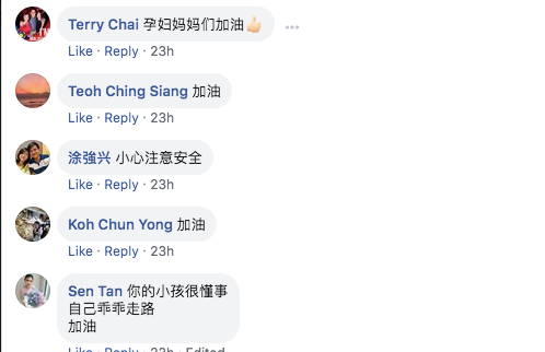 待产孕妇带着2岁孩子，从新加坡走路去马来西亚