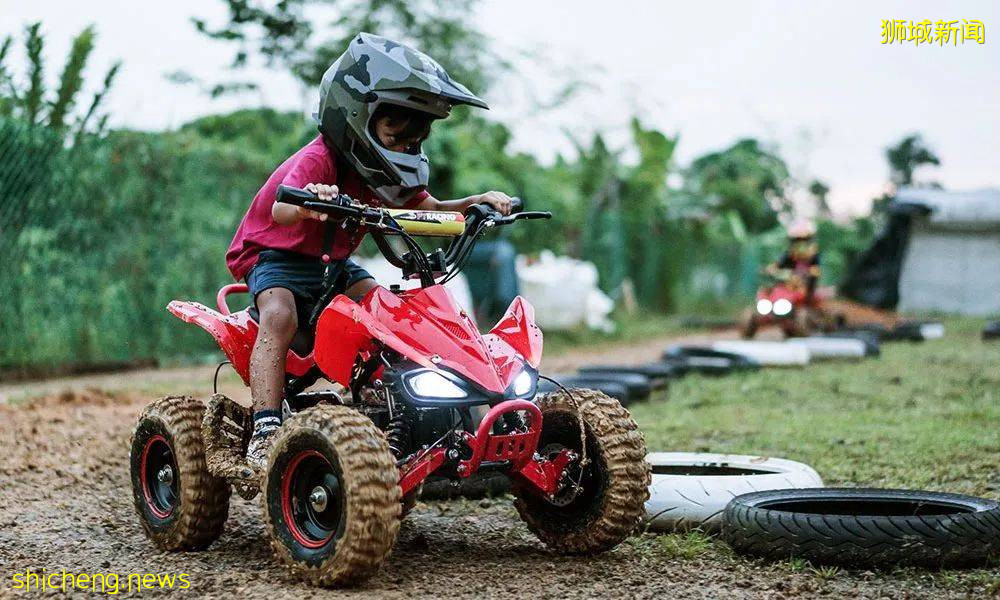 刺激!儿童仅$15!新加坡首个越野摩托车基地等你来玩