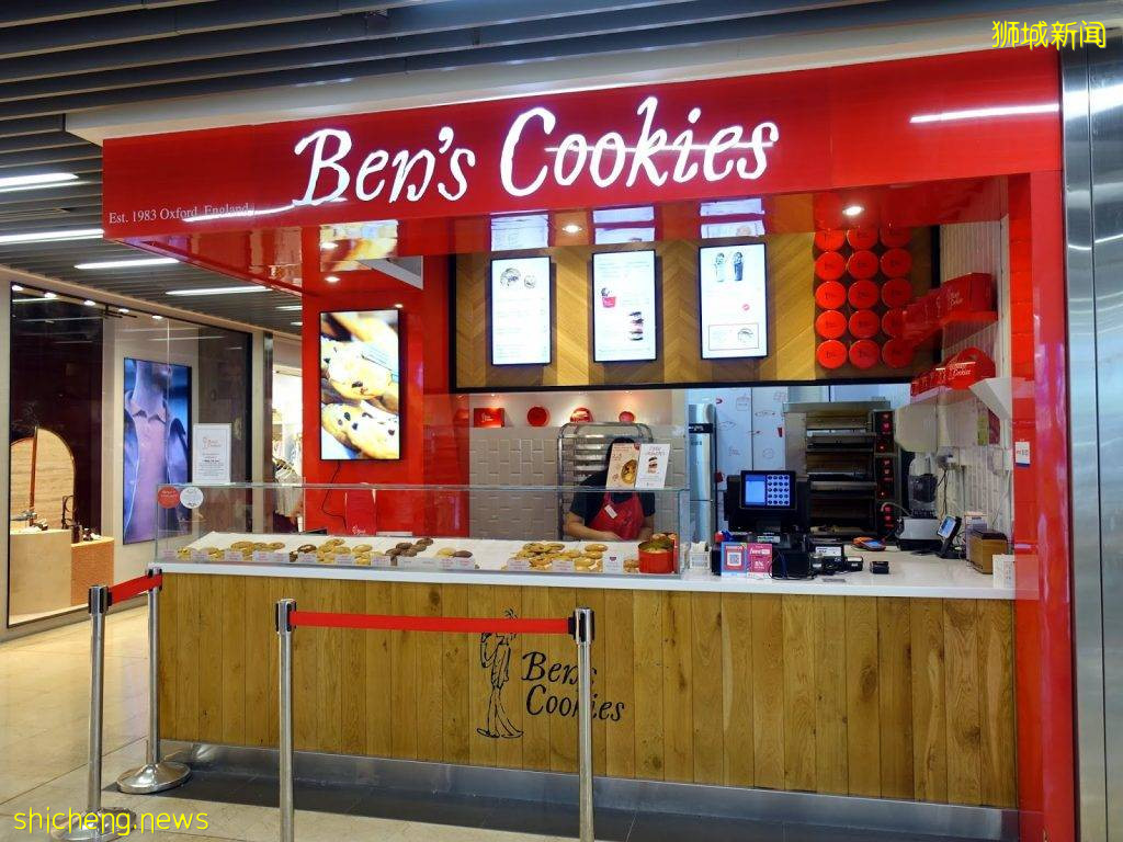 Ben’s Cookie即将关闭最后一家门店，10月7日～10月10日告别大促1新币起 