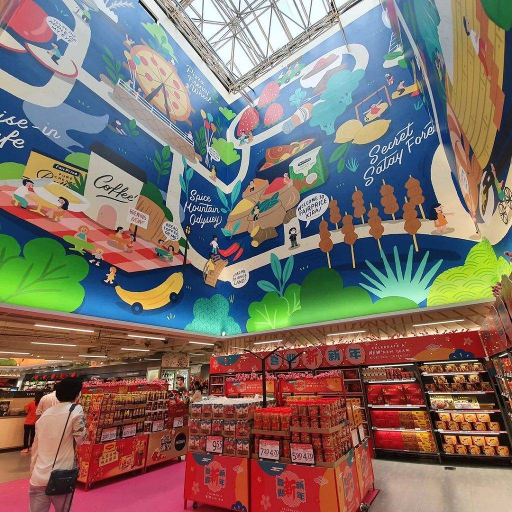 新加坡首間雞尾酒吧超市🍷FairPrice Xtra Parkway Parade開張啦🎉附設用餐區、超多美食投餵你