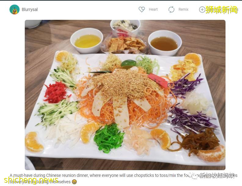 美國男明星線上廣征新加坡美食照 你覺得哪種食物最具代表性