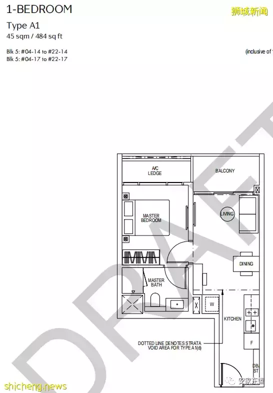 靠近花拉公园地铁站的Piccadilly Grand将于4月15开盘,407单位混合项目自住投资两相宜,户型图已出,欢迎来看看