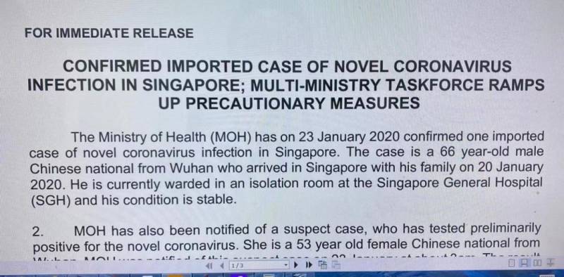 新加坡多人确诊武汉肺炎，一大波人被观察隔离！海陆空进入全面戒备状态