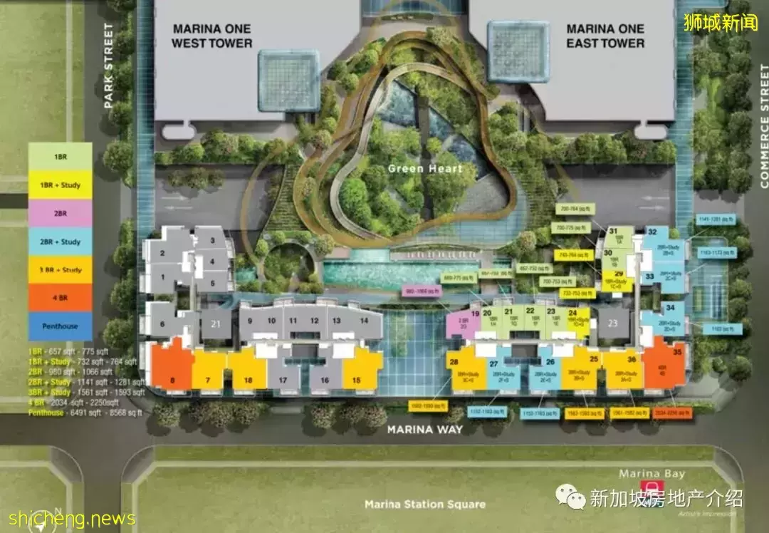 Marina One 濱海盛景豪苑(D01)，新加坡CBD的現房豪宅
