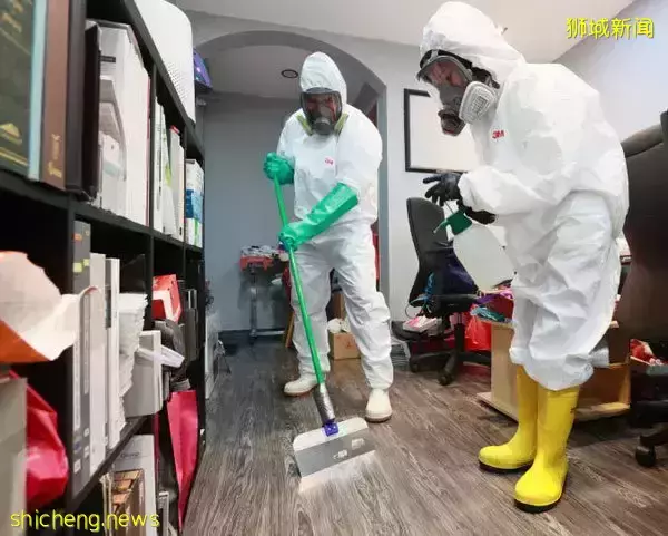 父女档百无禁忌 往生者住处消毒除臭