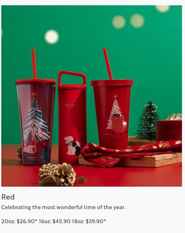 今年星巴克圣诞主题系列来啦!暖心可爱的小动物圣诞节设计,超丰富款式挑花眼