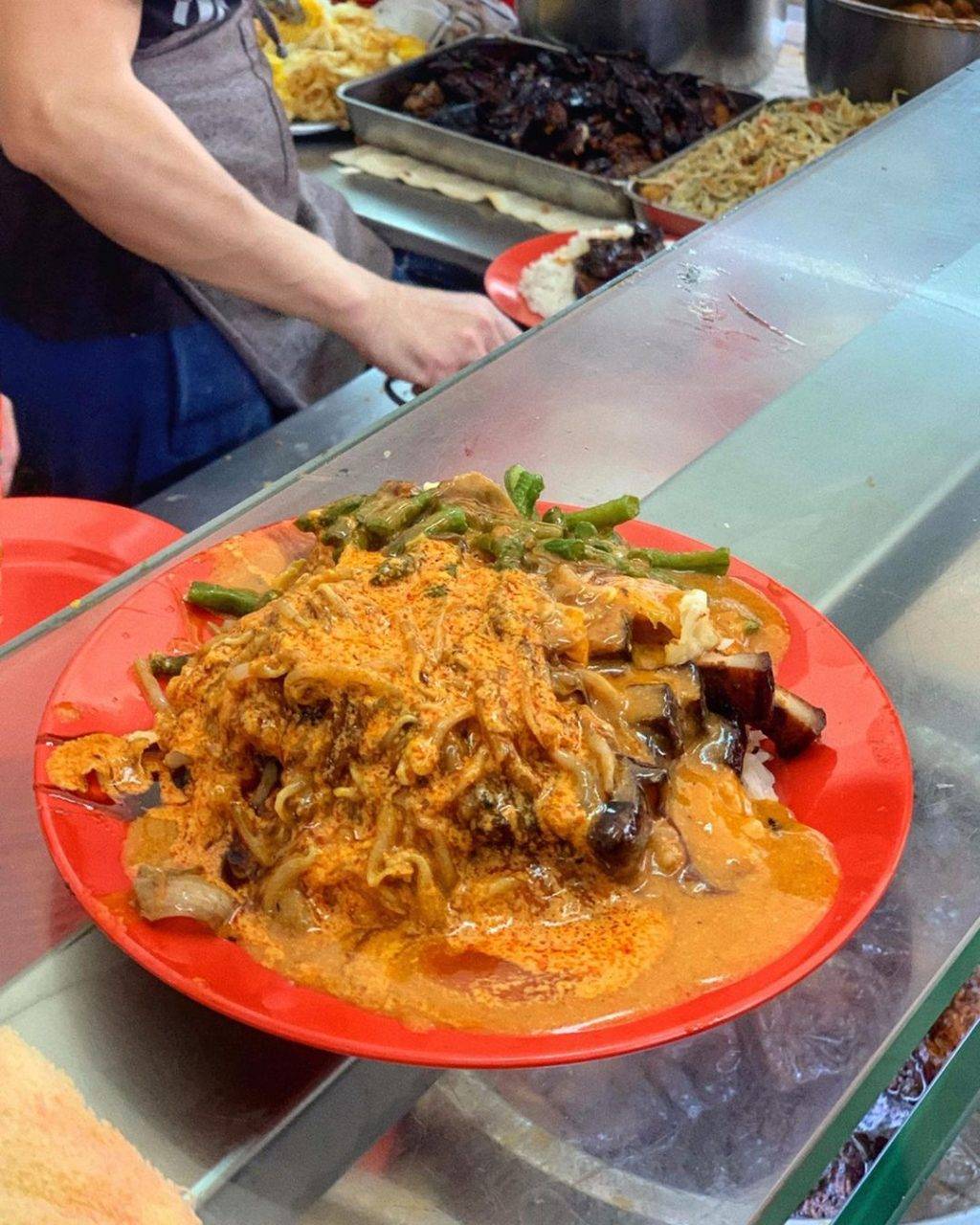 在地人才知道的美味🍛美芝律剪刀剪咖喱饭✂配菜全剪开+秘制咖喱汁,美味度爆表🔥