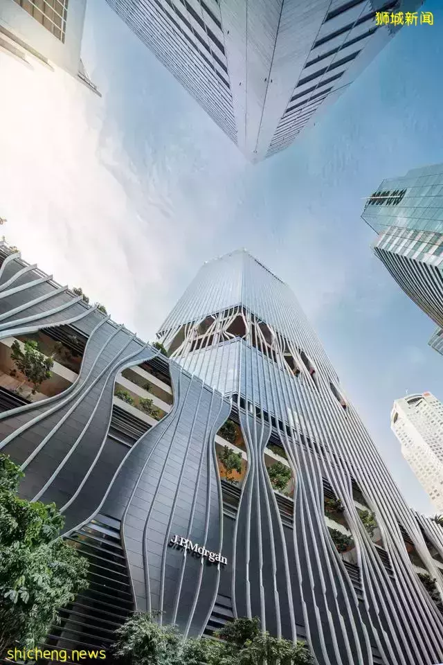 CapitaSpring大楼新加坡最新地标竣工,空中花园开放参观