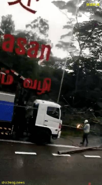 今天,新加坡被大暴雨淹沒了!