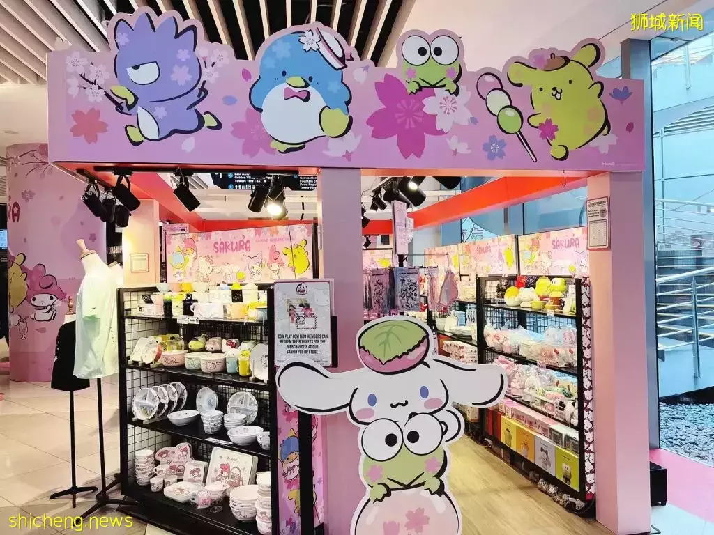 櫻花主題限定快閃活動@Suntec City，迪士尼&amp;Hello Kitty全都有