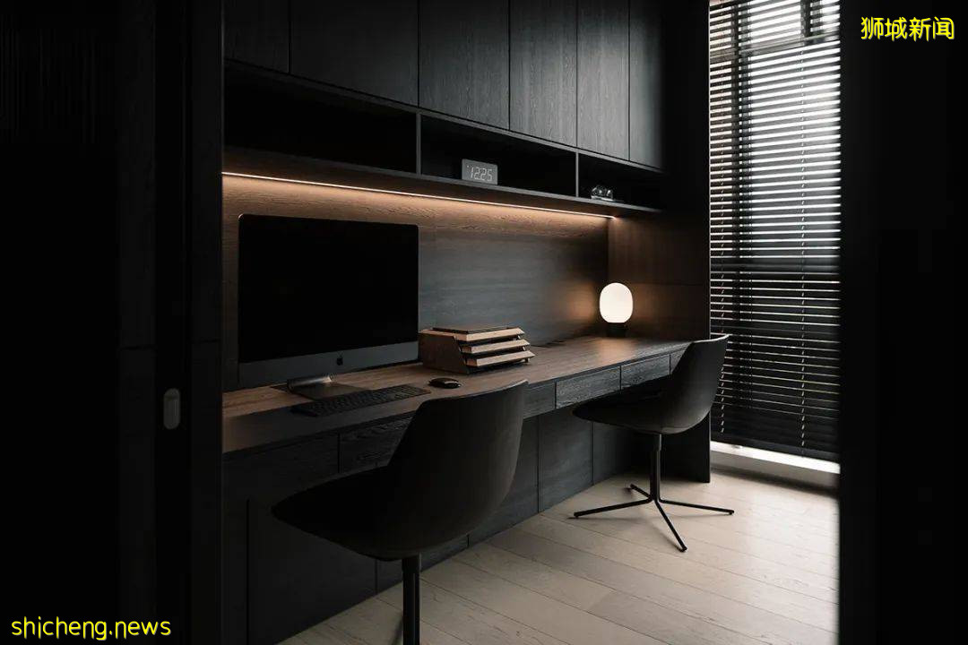 146㎡ 黑色调公寓,打造别样的轻奢感