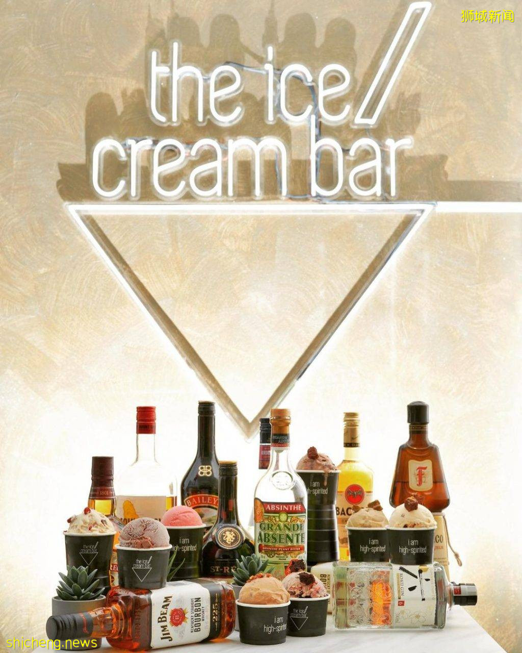 The Ice Cream Bar开到新加坡!黑白南洋风格店面,冰激淋与鸡尾酒的奇妙碰撞