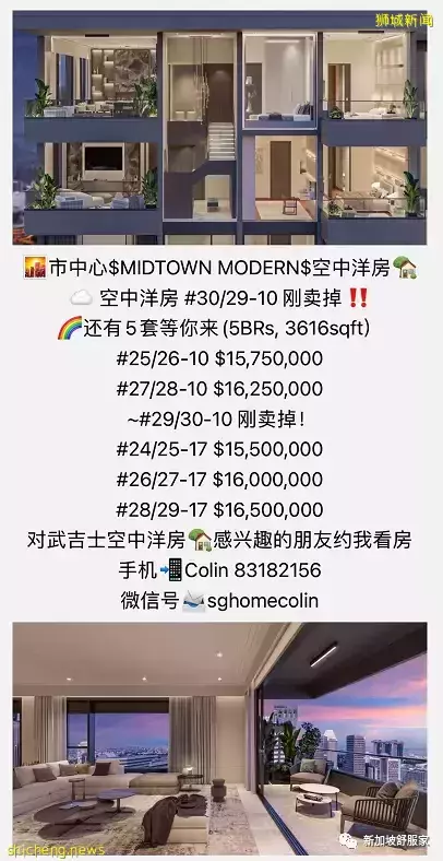 新加坡市中心《名彙庭苑 空中洋房》Sky Bungalow 閃亮登場