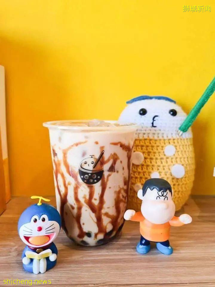 童年回忆!哆啦A梦奶茶来新加坡啦!泡泡茶、冰沙、水果鸡尾酒