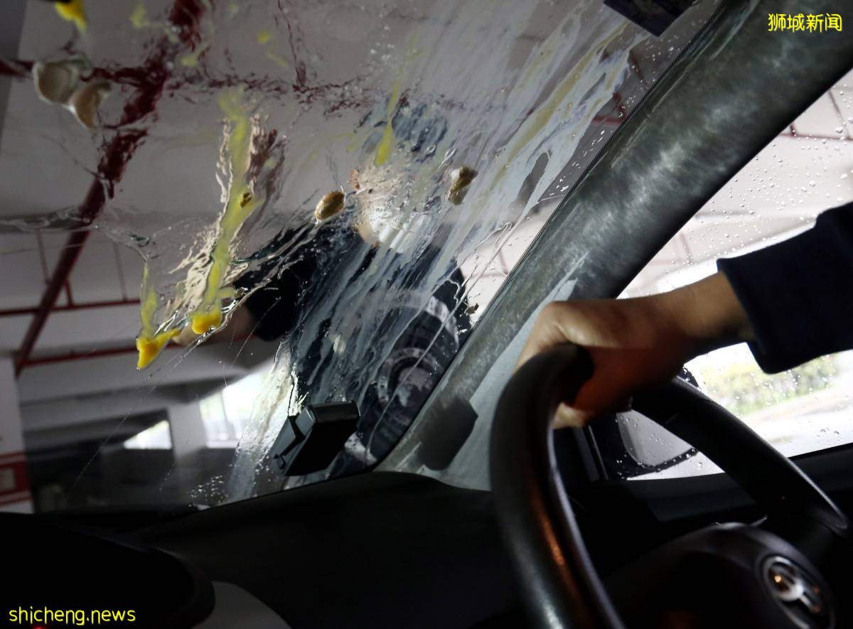 少年超市偷逾百鸡蛋 往行驶车辆乱抛