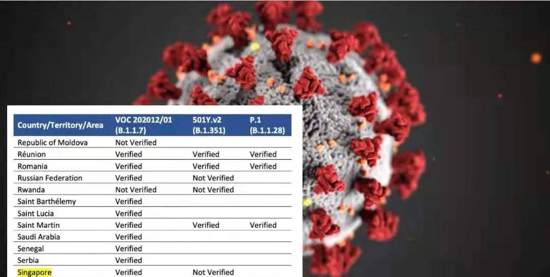 34岁男子销售假口罩被捕,世卫组织表示可能在新加坡发现南非变种病毒