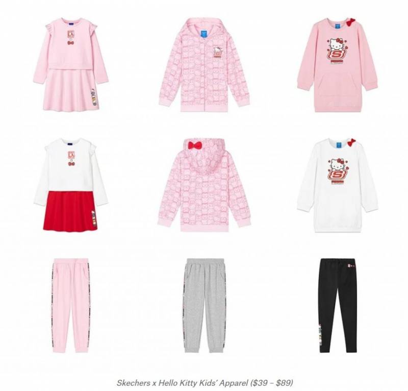 前方高萌預警!Skechers x Hello Kitty超可愛聯名款來啦!!LAZADA已經開售,線下門店10月5日發售
