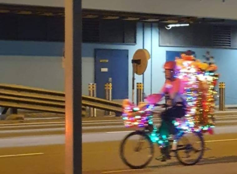 新加坡送餐单车变身“精灵宝可梦树”,超吸引眼球!真的安全吗