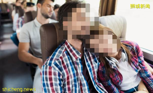 一對情侶在新加坡巴士上親熱,竟遭安哥破口大罵