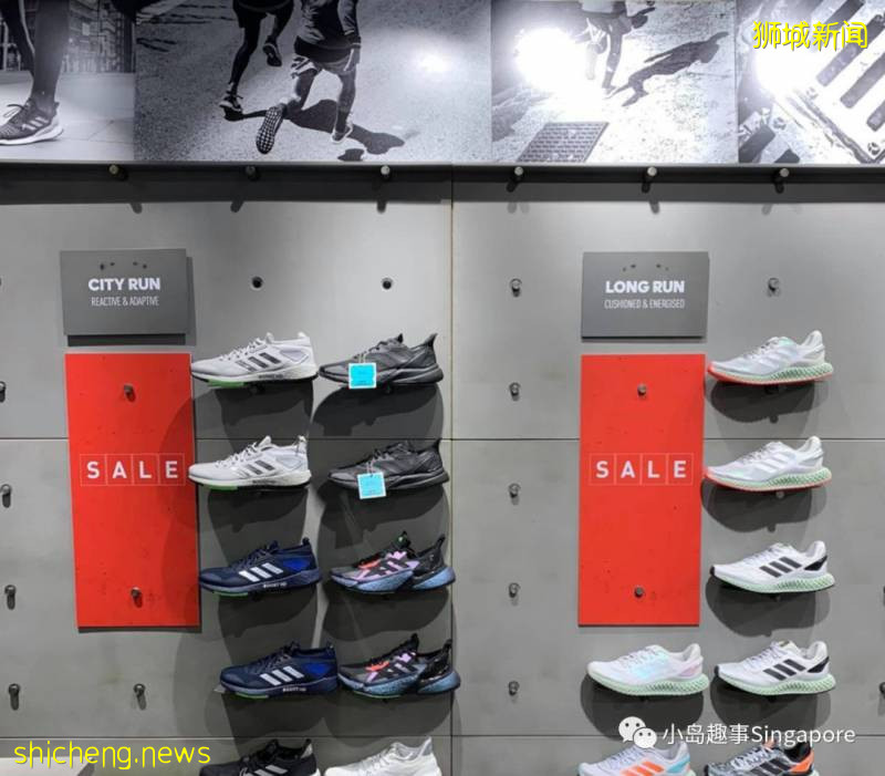 新加坡Adidas全场大促，全线7折！满100再送50券，满200送100券喔