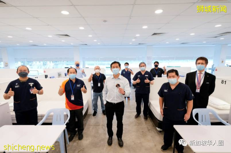 新加坡再建“方舱医院”,收治情况良好的年长患者,缓解病床紧张