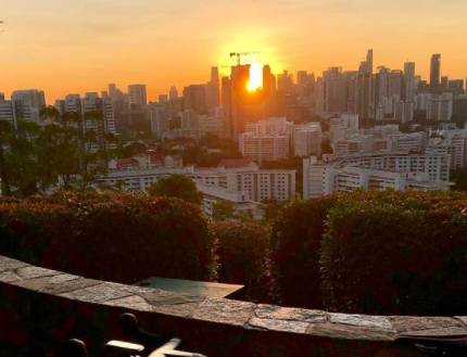 昨天，新加坡神仙晚霞刷屏朋友圈！這些地點觀賞效果炸裂