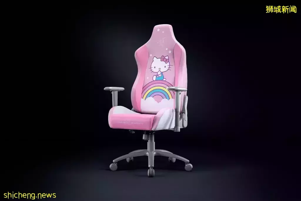 电玩粉丝必拥有!Razer推出凯蒂猫游戏椅与配件💗可爱程度狂飙,玩游戏时更加有动力