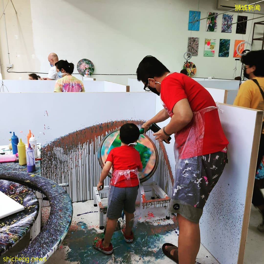 另類繪畫方式🎨“Spin Paint House”給你體驗旋轉Art Jamming！放飛自我、轉出亮麗色彩線條😎