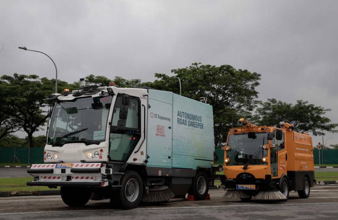 继无人驾驶校车后，无人清道车在 NTU 展开测试