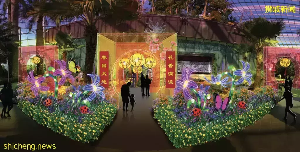 實拍亮燈！2022年“春到河畔”場面宏大，還有這麽多好玩的