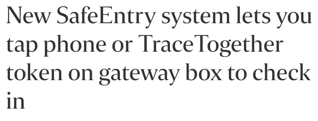 重磅新規!4月19日起進新加坡商場,不用手機掃碼啦