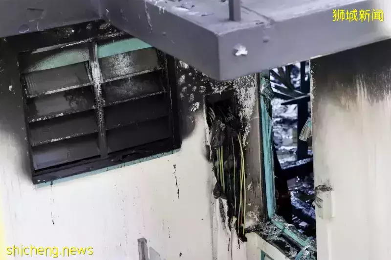 兀兰火患 卧房窜火舌 窗融坠落地