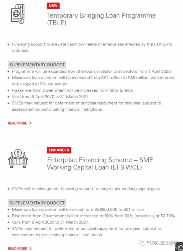 新加坡融资| 疫情下援助中小企业-临时过渡性贷款计划（Temporary Bridging Loan Programme）