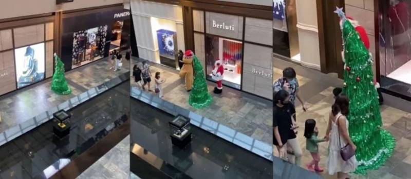 想要在滨海湾金沙遇上行走的圣诞树、姜饼小人和圣诞老人?这些时段他们才会出现