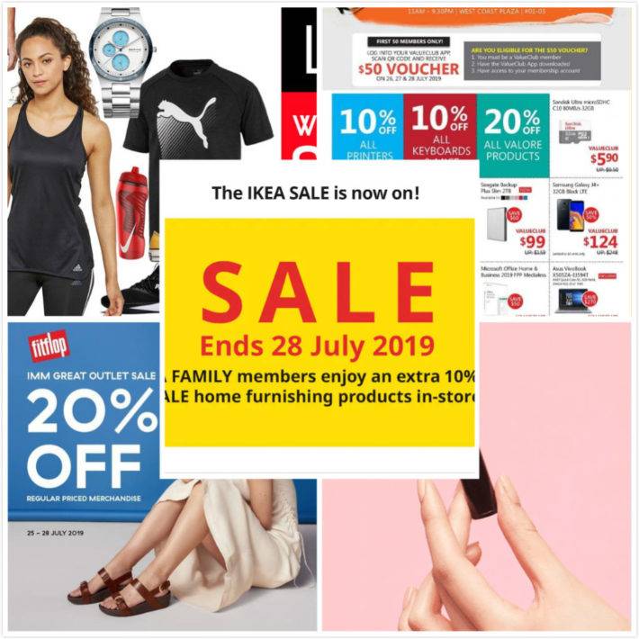 7.25 新加坡优惠合辑 | IKEA闪促放出！仅限4天 会员额外9折；Challenger West Coast Plaza新店开张 全场优惠；伊丽莎白雅顿：国际口红节活动~任意购买2件商品即赠口红；LINK清仓促销 运动服饰低至2折；fitflop IMM店全场8折
