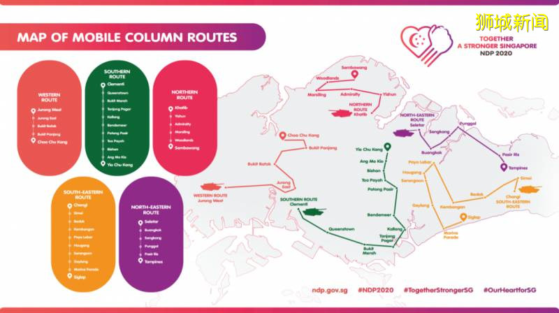 新加坡国庆看战斗机,坦克,跳伞,国旗地图出炉,详细路线,一文看懂