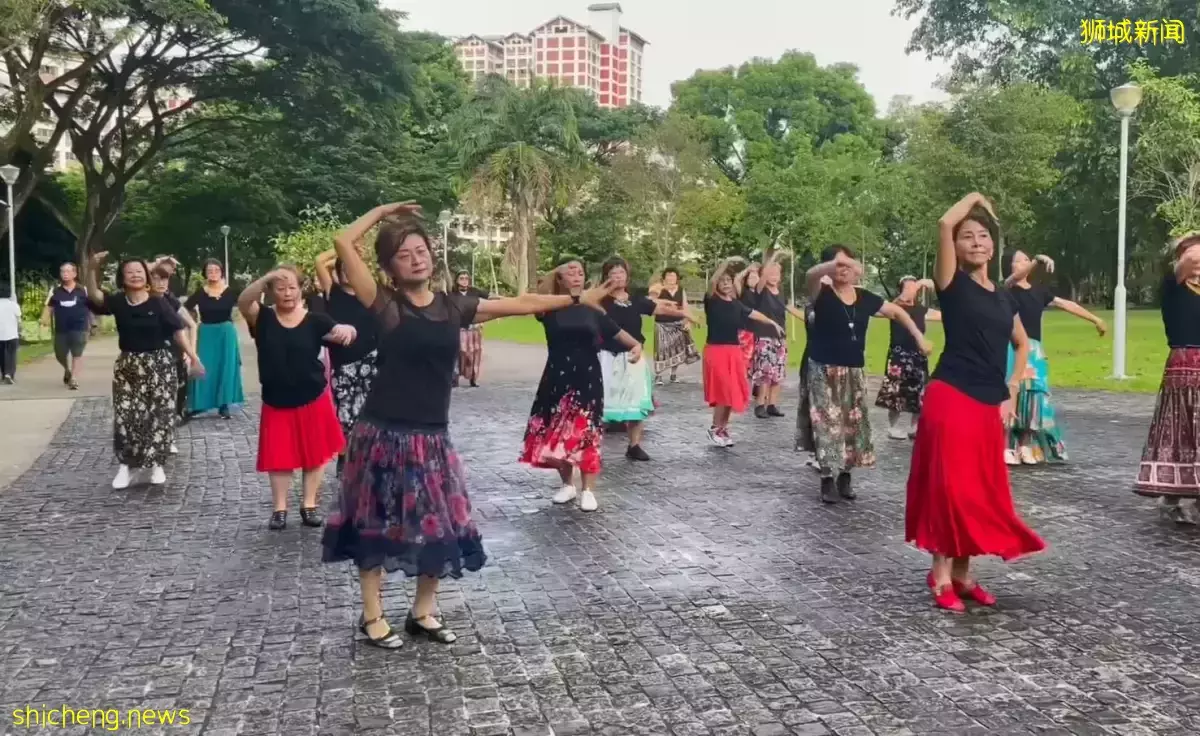 围绕“妈妈”主题 逾30位乐龄妇公园热舞欢庆母亲节