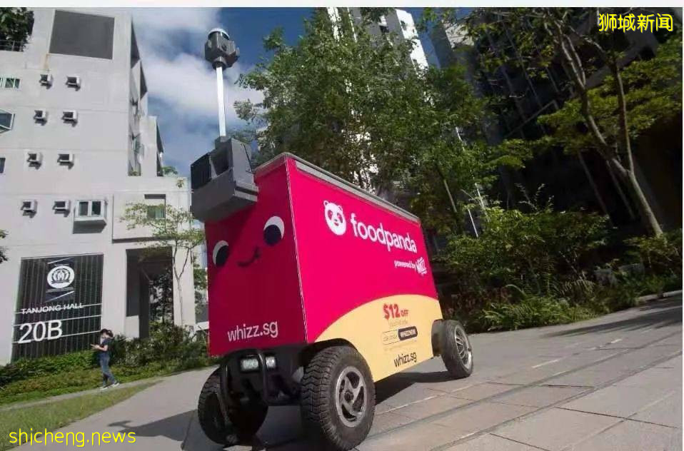 新加坡大学里又搞事情，机器人送快递和外卖，享受智能服务