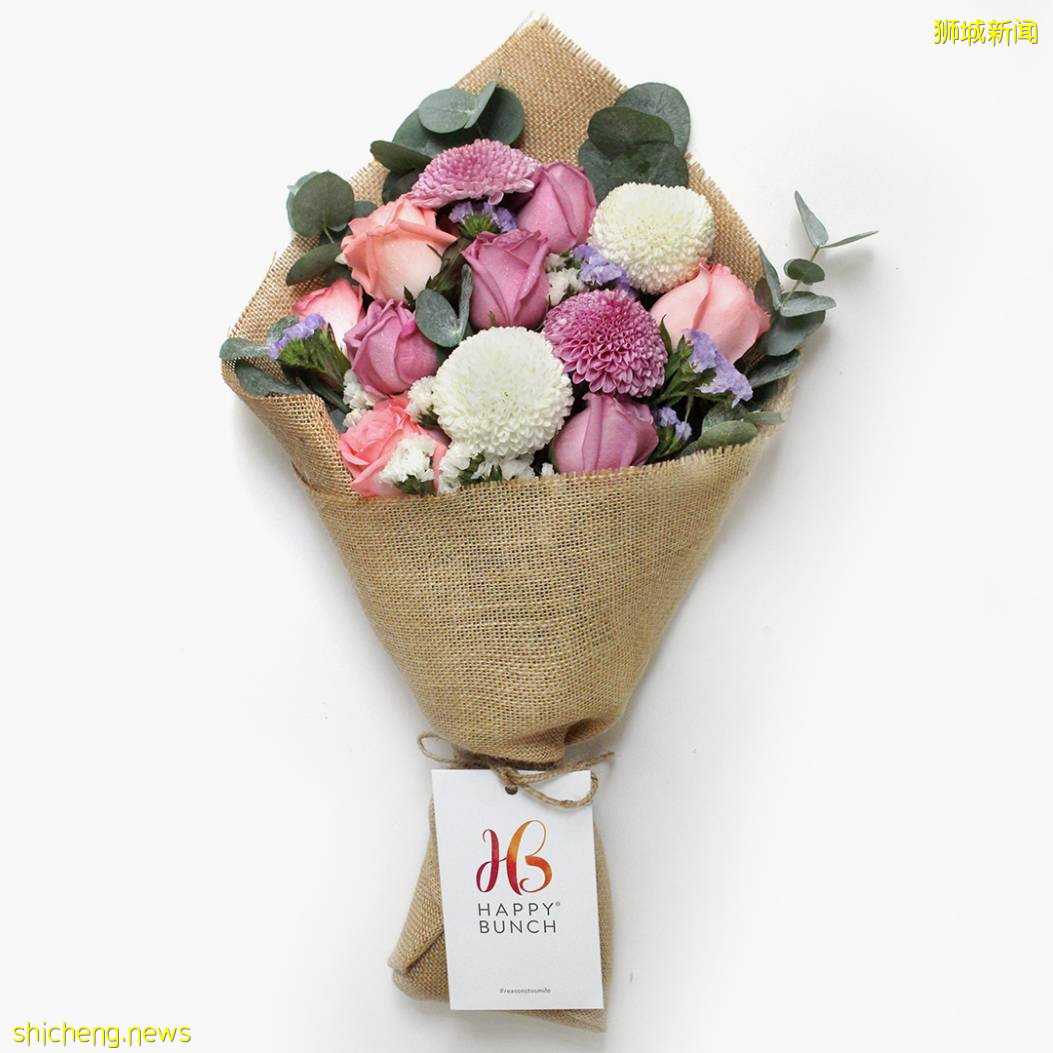 母親節快到了，新加坡12家鮮花外賣讓你不愁禮物