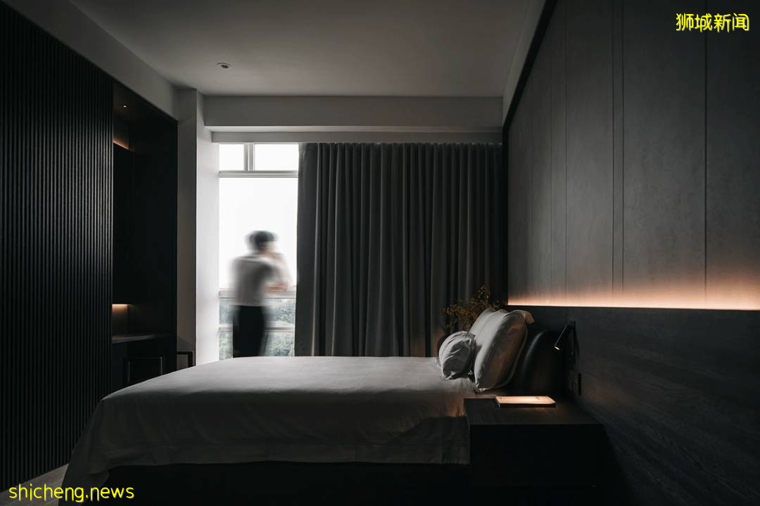 146㎡ 黑色调公寓,打造别样的轻奢感