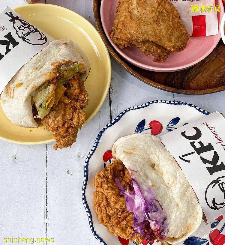 全岛已上架😘KFC新品Zinger Pockett限时售卖!两种口味、卷饼造型很方便🌯
