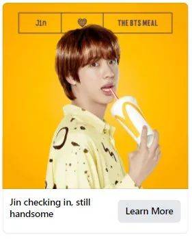 麥當勞“防彈少年團”BTS套餐新加坡開賣拉！只能通過送餐平台訂購，不接受店內打包和得來速